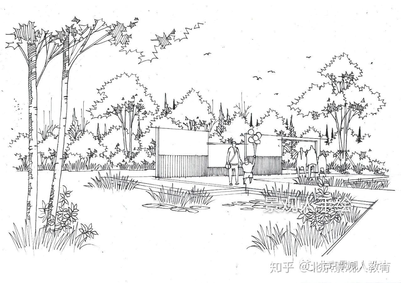2021考研景观人20张快速上手节点简易效果图供你参考