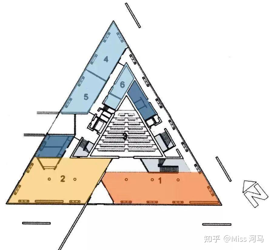 03 三角形建筑平面布局案例