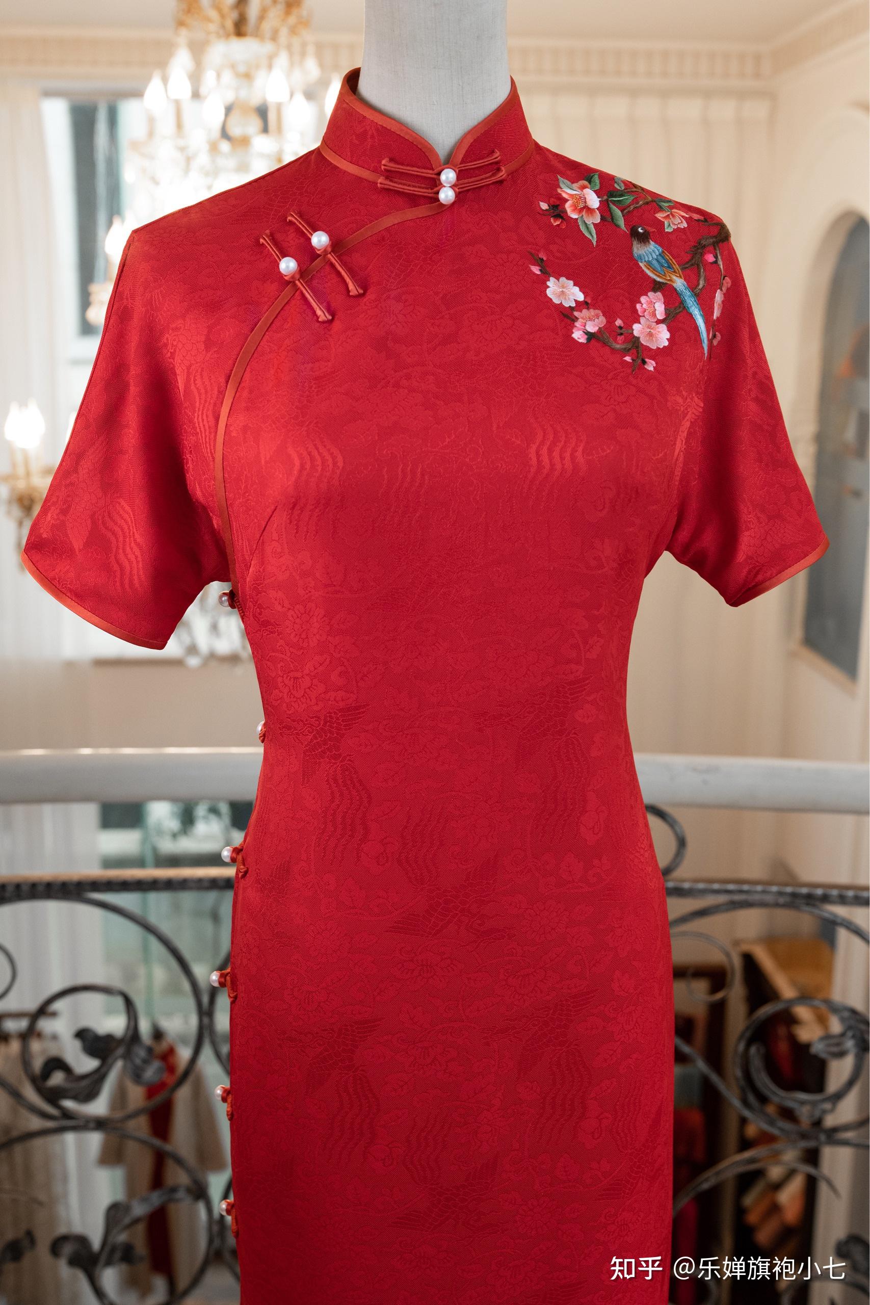 赞了赞了蜀绣敬酒服旗袍寓意超棒成都