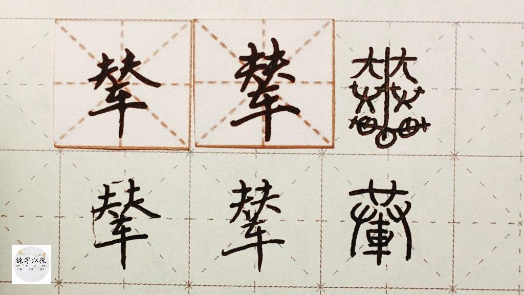 硬笔千字文精讲肥字怎么写详细讲解练字以后原创