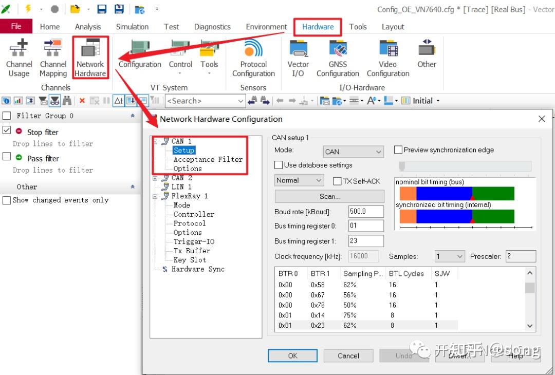 CANoe使用：如何配置CAN、Flexray、Lin唤醒帧 知乎