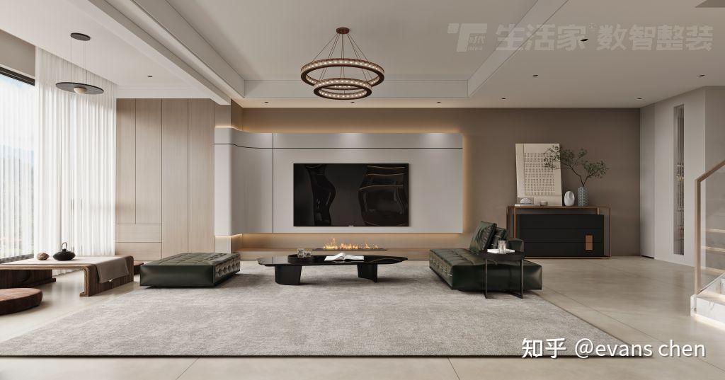贵阳华润九悦120㎡现代极简|家的美学与功能的和谐共鸣 - 知乎