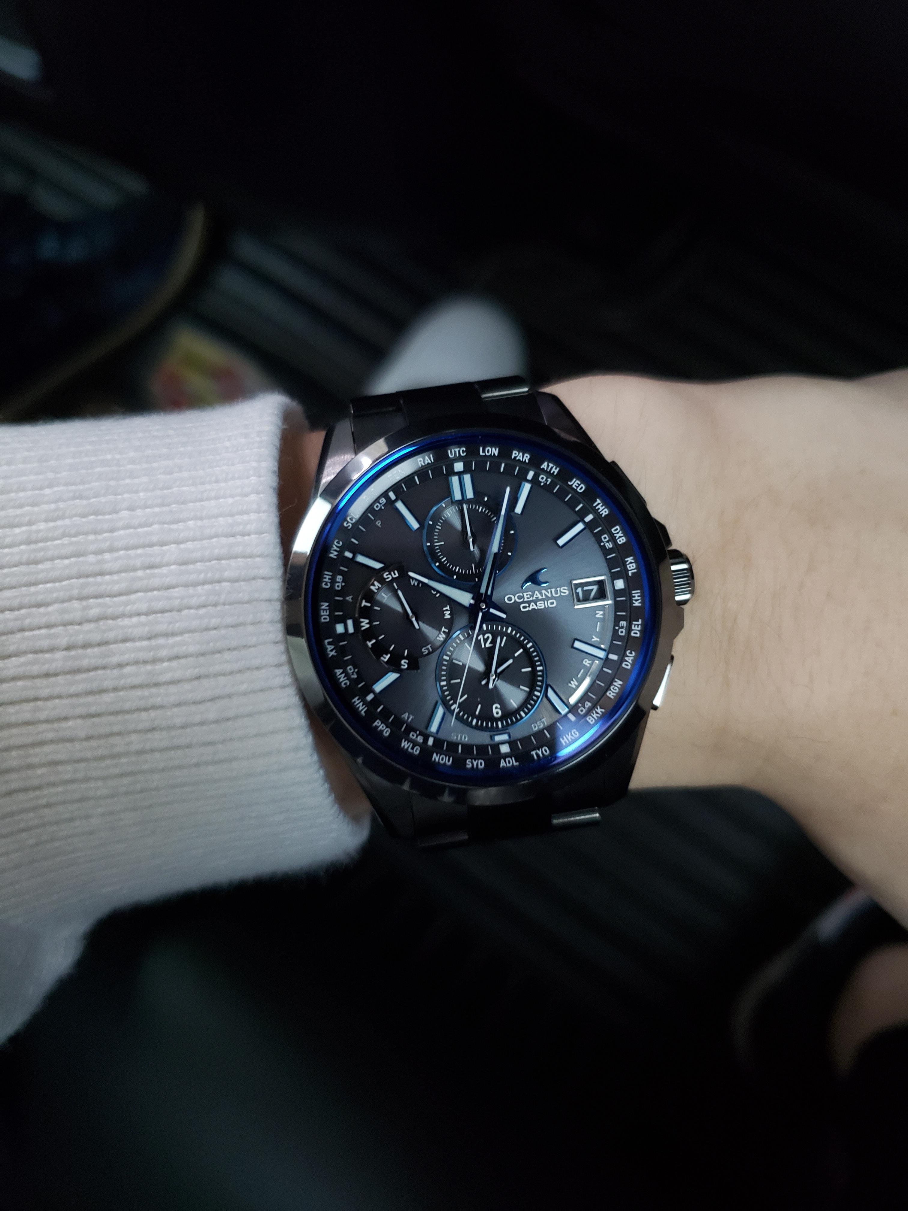 黑蓝我心中海神的完美组合卡西欧t2600b