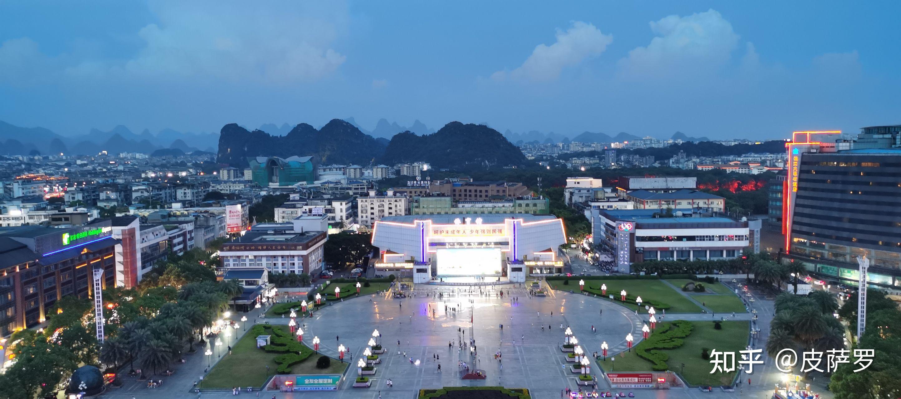 在桂林如何能花最少的钱俯瞰城市夜景