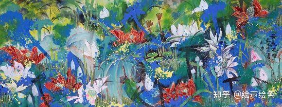 荷气满塘生生不息蔚芸堂主人蔚芸刘康