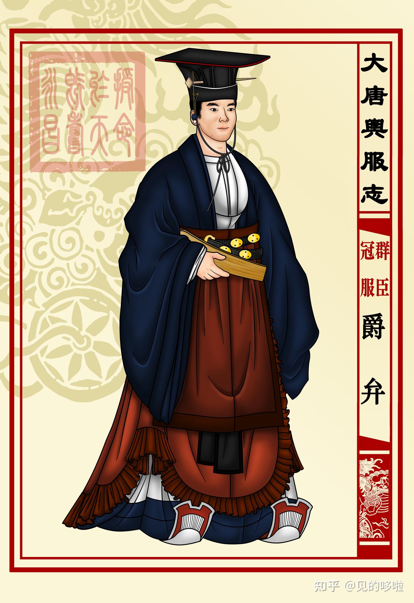 《大唐舆服志》——对唐朝衣冠的极业余考据和复原(下) - 知乎