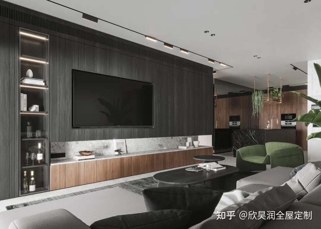 53个瞬间提升客厅档次的电视背景墙案例 - 知乎