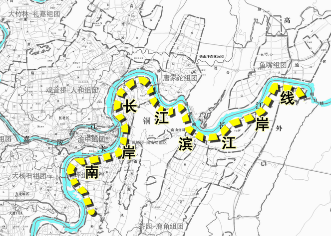 南滨路规划图图片