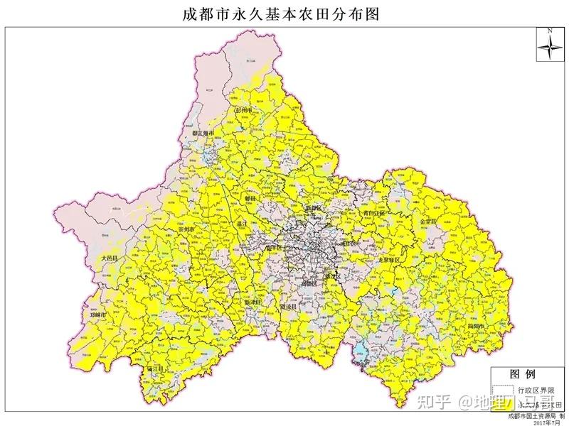 成都永久基本农田分布图天府大道长度高新南控规图天府新区控规图综上