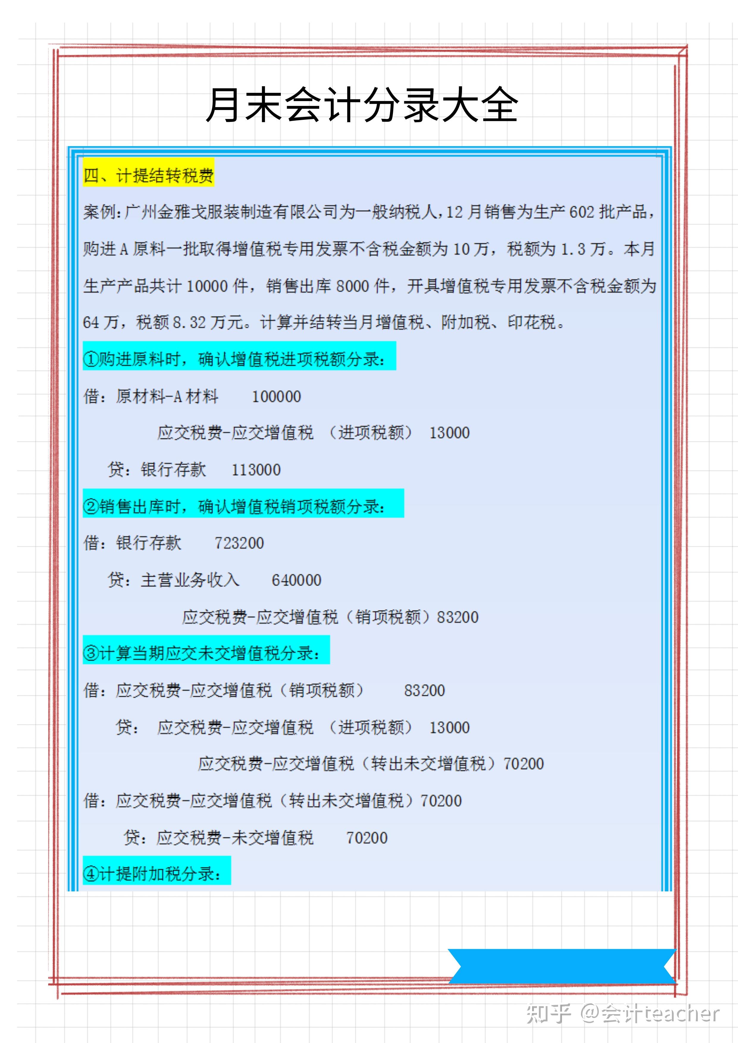 会计月末结转流程及月末结转分录,带月末账务处理应用案例,套用 - 知乎
