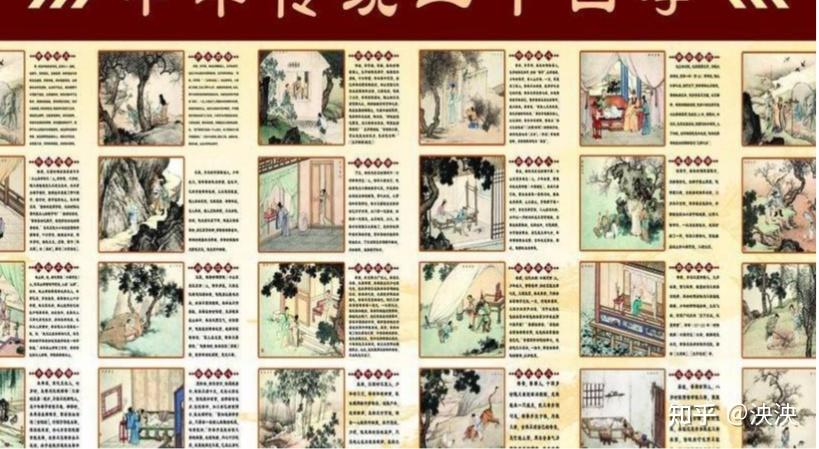 二十四孝:古代二十四个典型孝道故事,虽有不妥之例仍值得一读 - 知乎