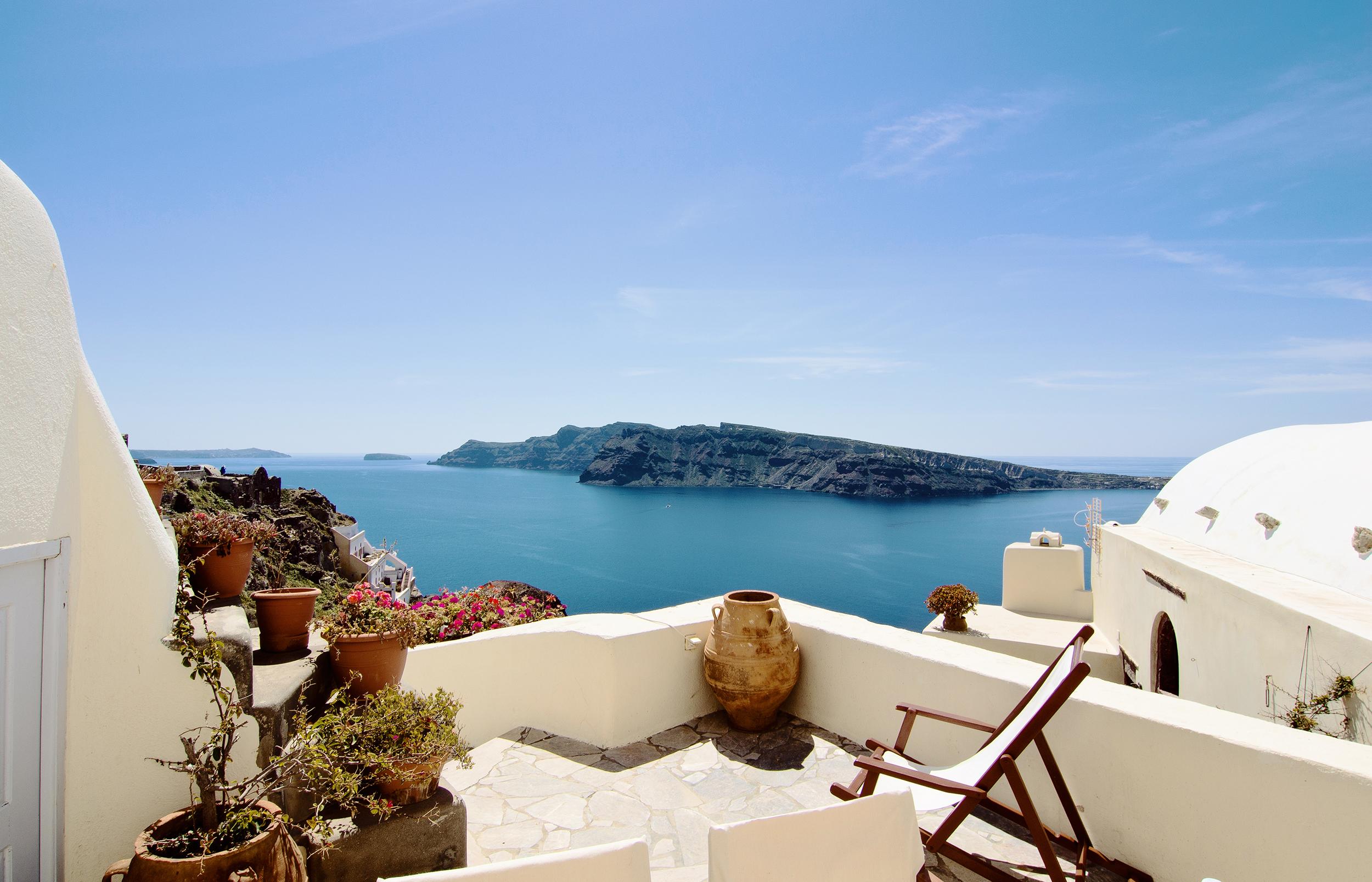 6. 在希腊看爱琴海日落