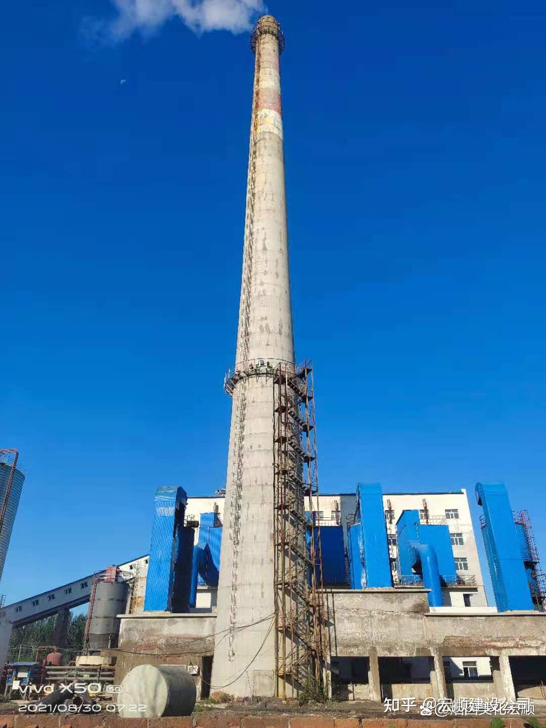 烟囱景观改造防腐烟囱