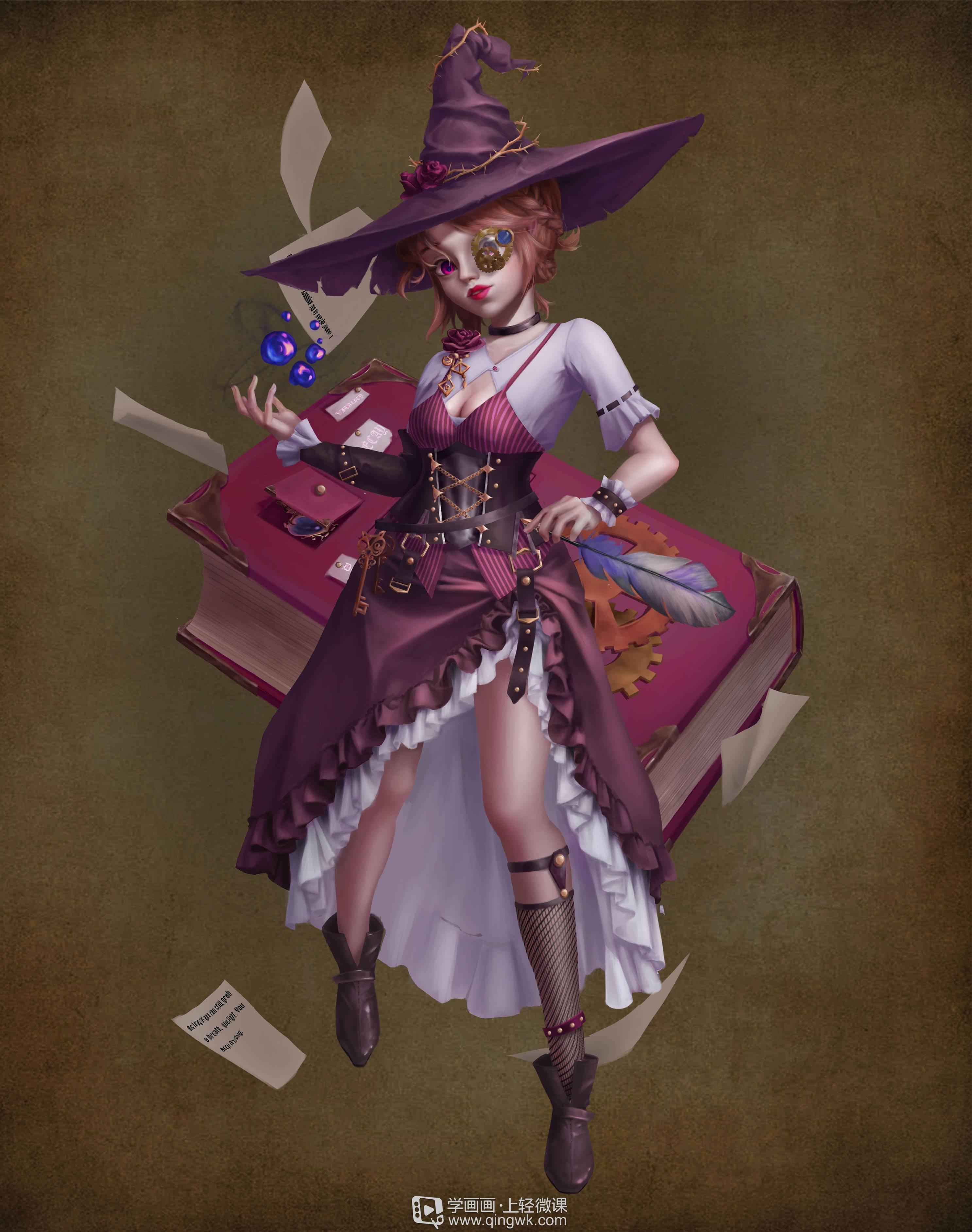 学员毕业作品全新升级的角色原画插画课程系统更科学更完善,专为零