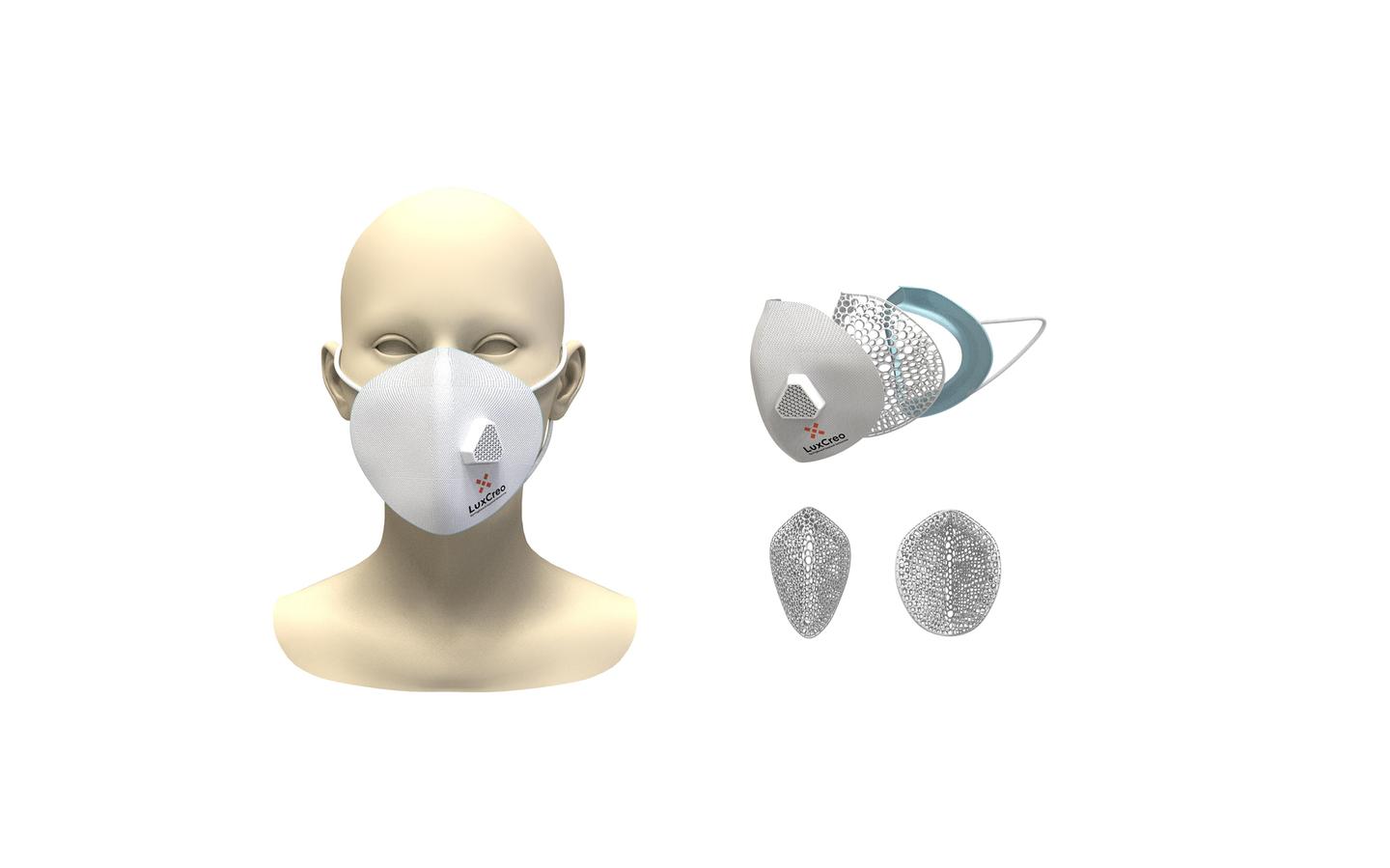 创新应用|适配不同脸型的3d打印口罩诞生