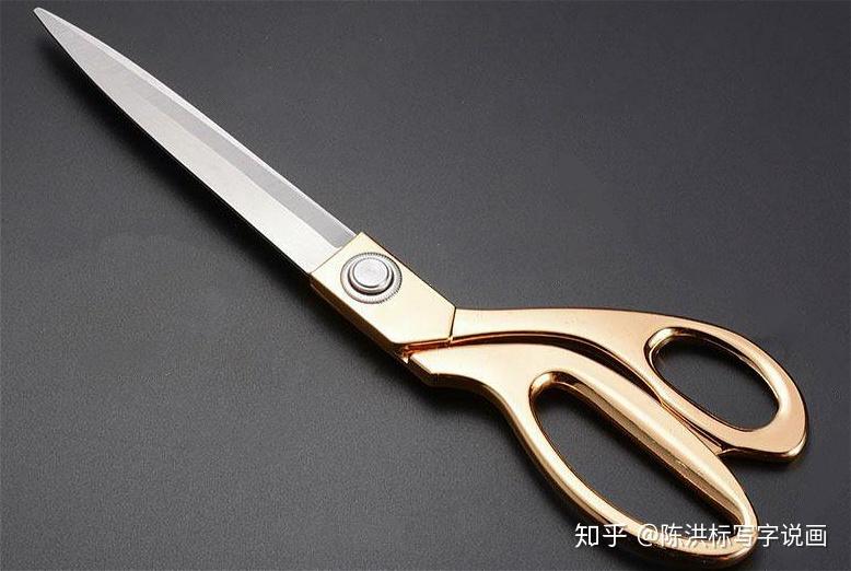 他画了把破剪刀卖162万，网友看不明白，专家：放大8倍，看那绞刃 - 知乎