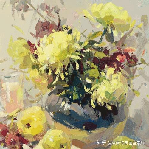 色彩静物 色彩静物花的画法步骤 热啊网
