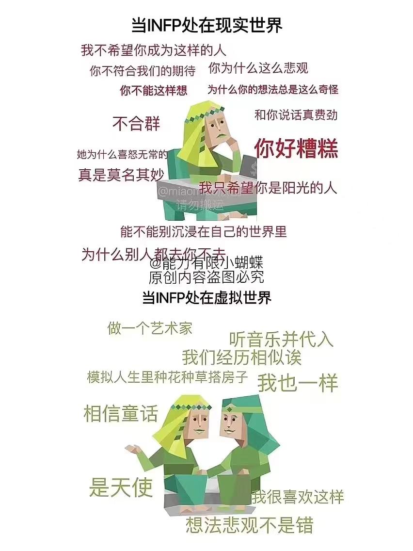 【MBTI表情包】INFP表情包 | 调停者型人格 | INFP梗图 - 知乎
