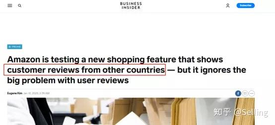 亚马逊添新功能 全球站点共享review 知乎