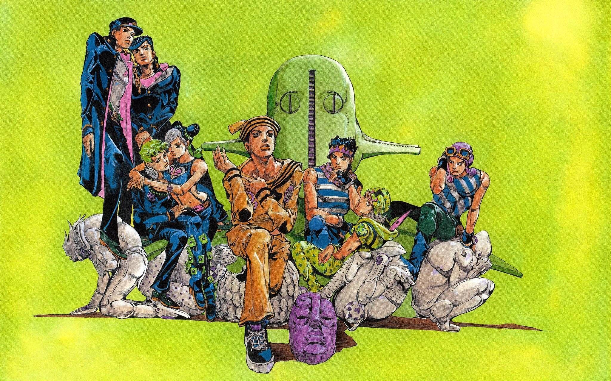 有没有那种硬朗画风的jojo图片可以当壁纸的那种