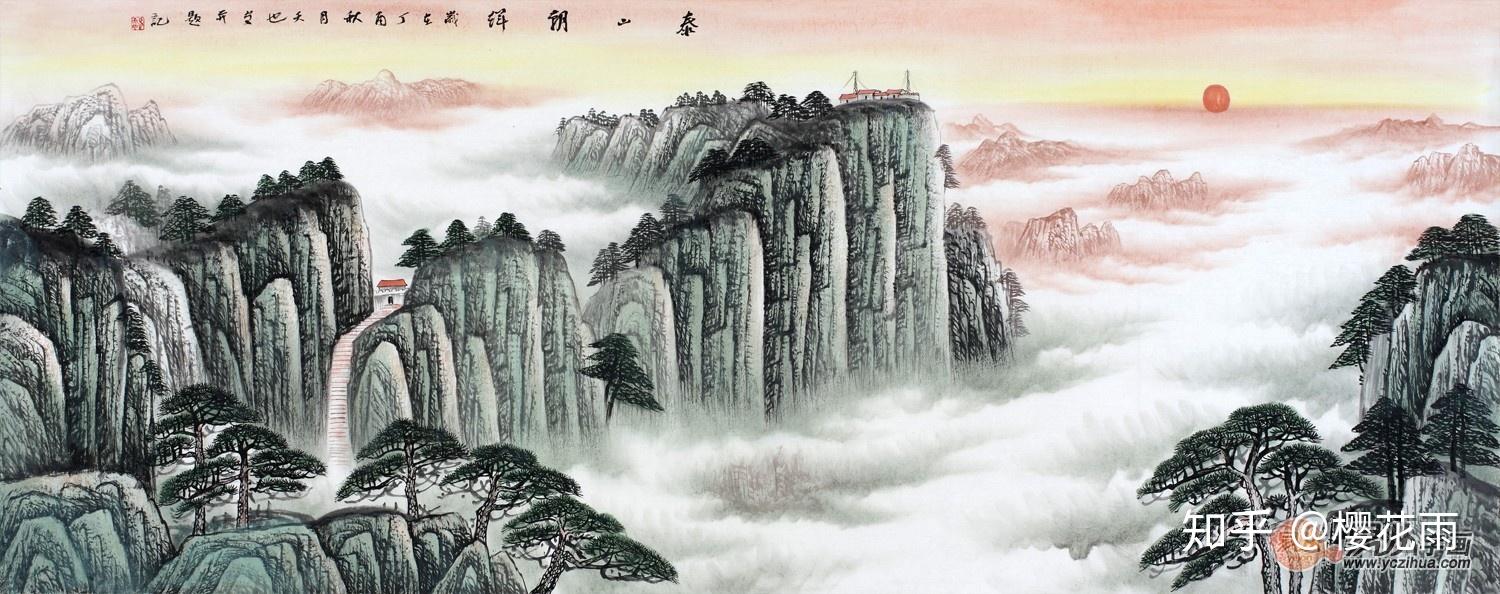给长辈送什么礼品比较好名家山水画让长辈乐开怀