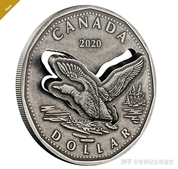 飞翔的潜鸟2021年加拿大2盎司银币