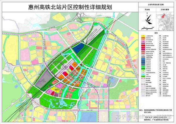 惠州高鐵北站片區規劃圖