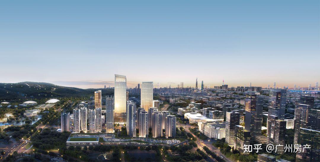 巨无霸重点工程封顶白云新城cbd跑赢琶洲