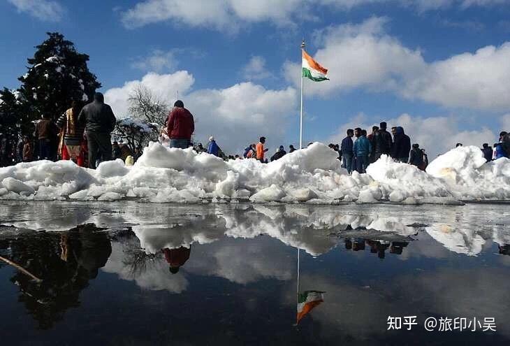 冬天了分享一波印度的雪景