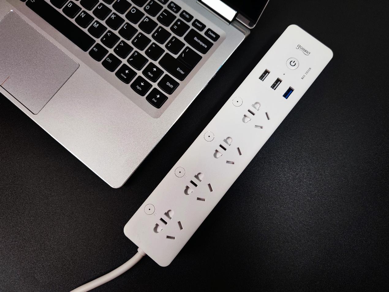 可接入米家小爱控制还能分控的gosund智能插排