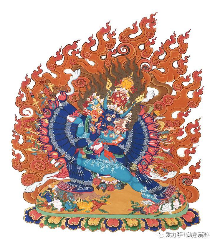 唐卡赏析大威德金刚
