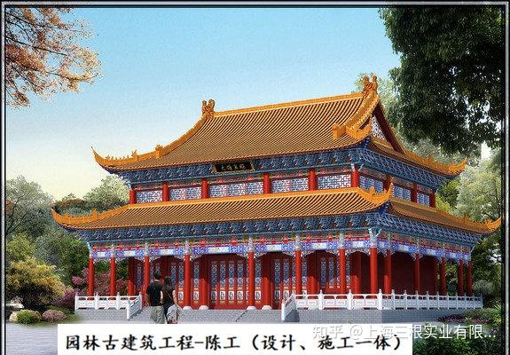 仿古牌樓工程施工圖寺廟山門殿施工隊明清古建設計施工