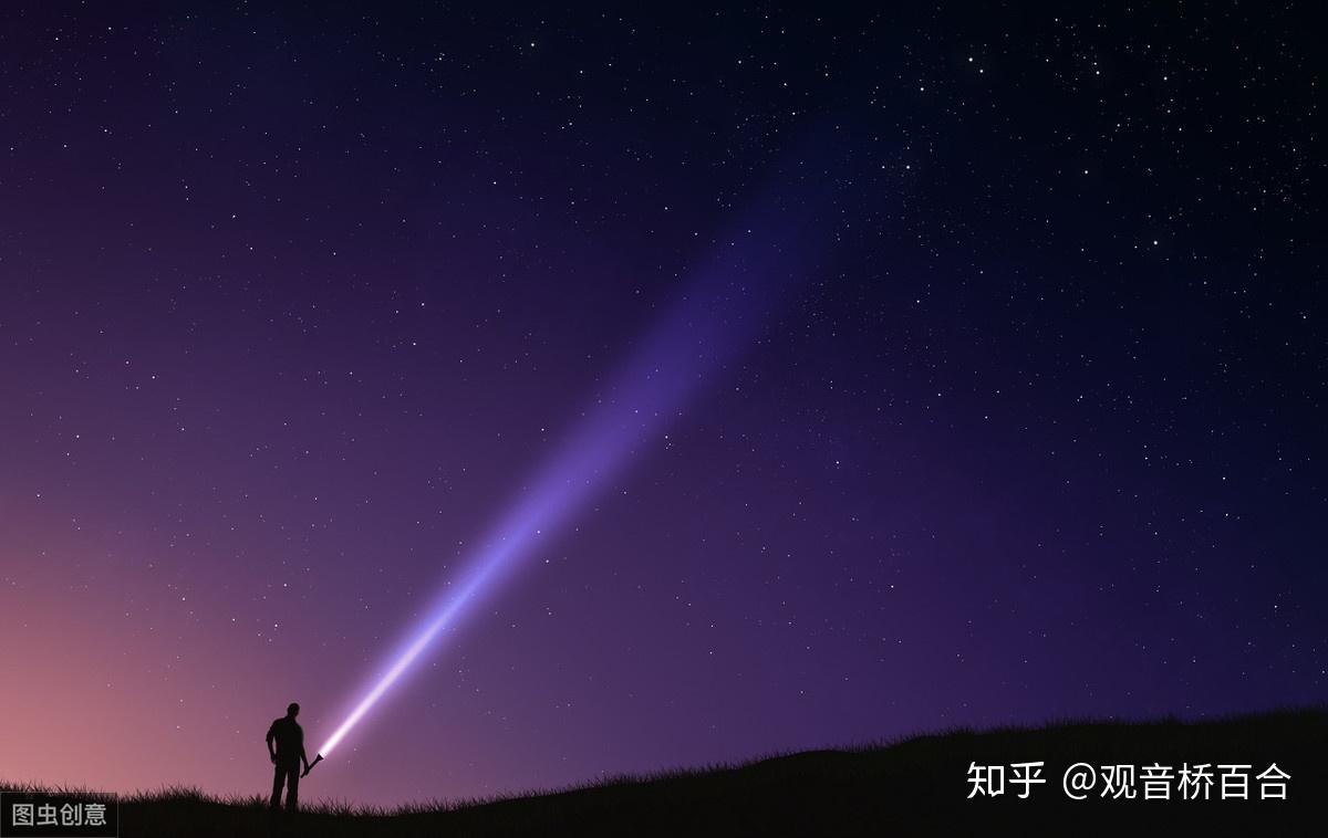 而当我们在关闭手电筒的一瞬间,这道光束也就马上