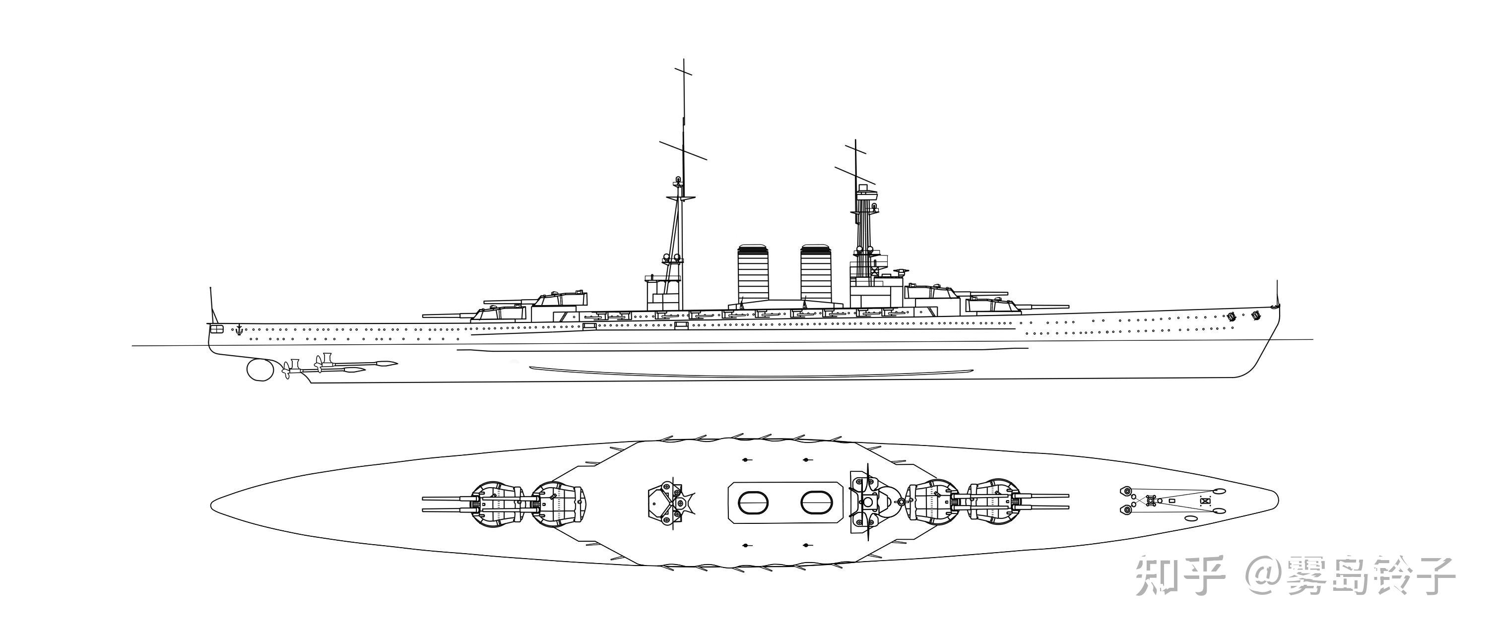 二战巡洋舰简笔画图片
