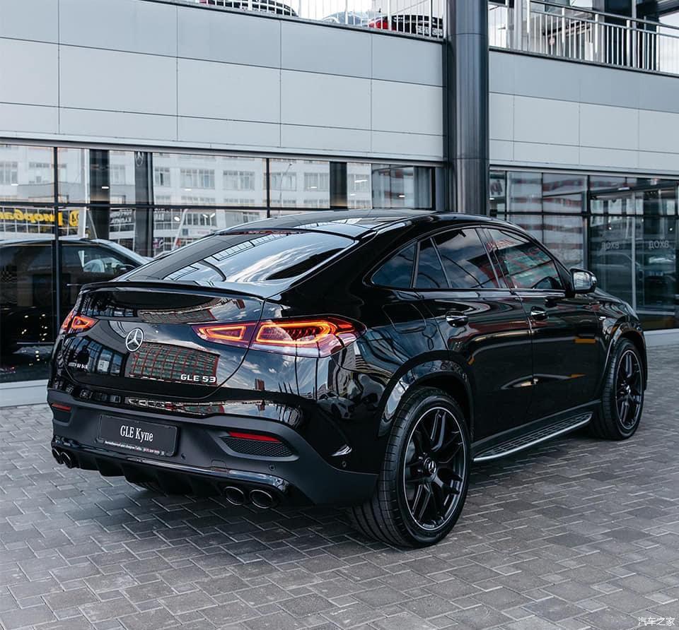 硬朗大气的设计 奔驰 gle 53 amg coupe 实车! - 知乎