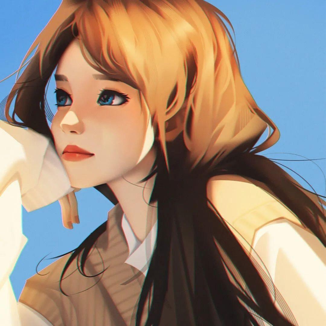 小众女生头像,无水印