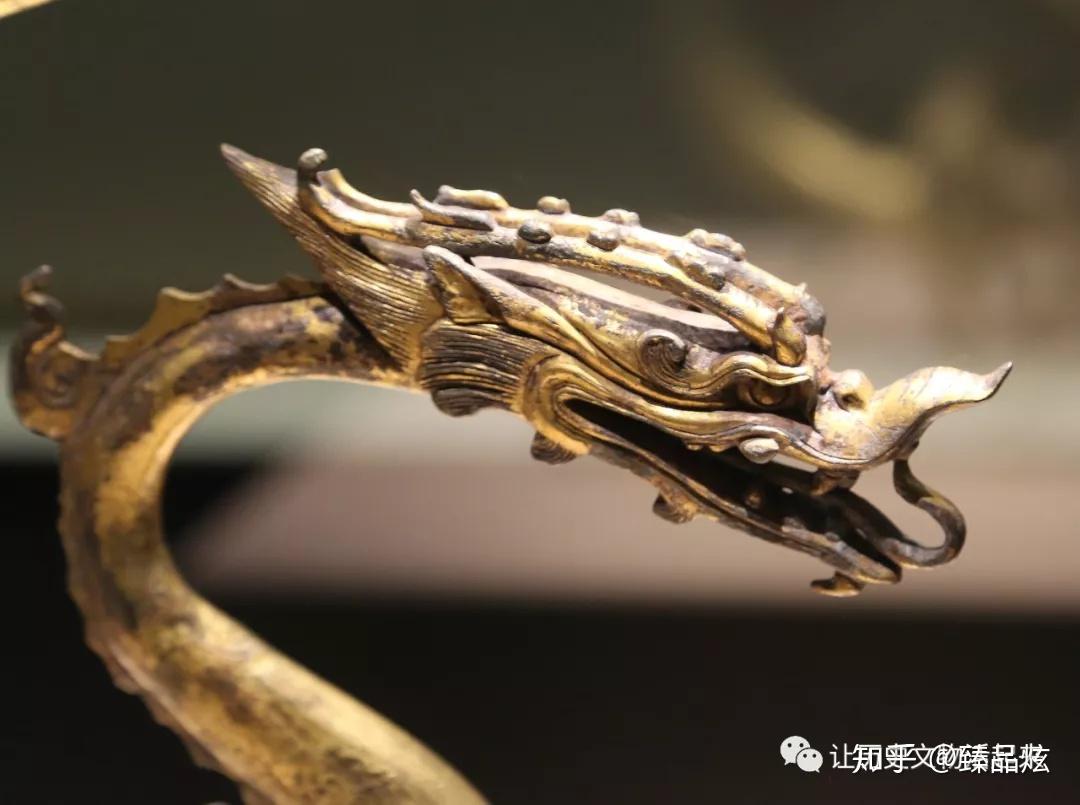 唐鎏金铜龙中华龙的传说