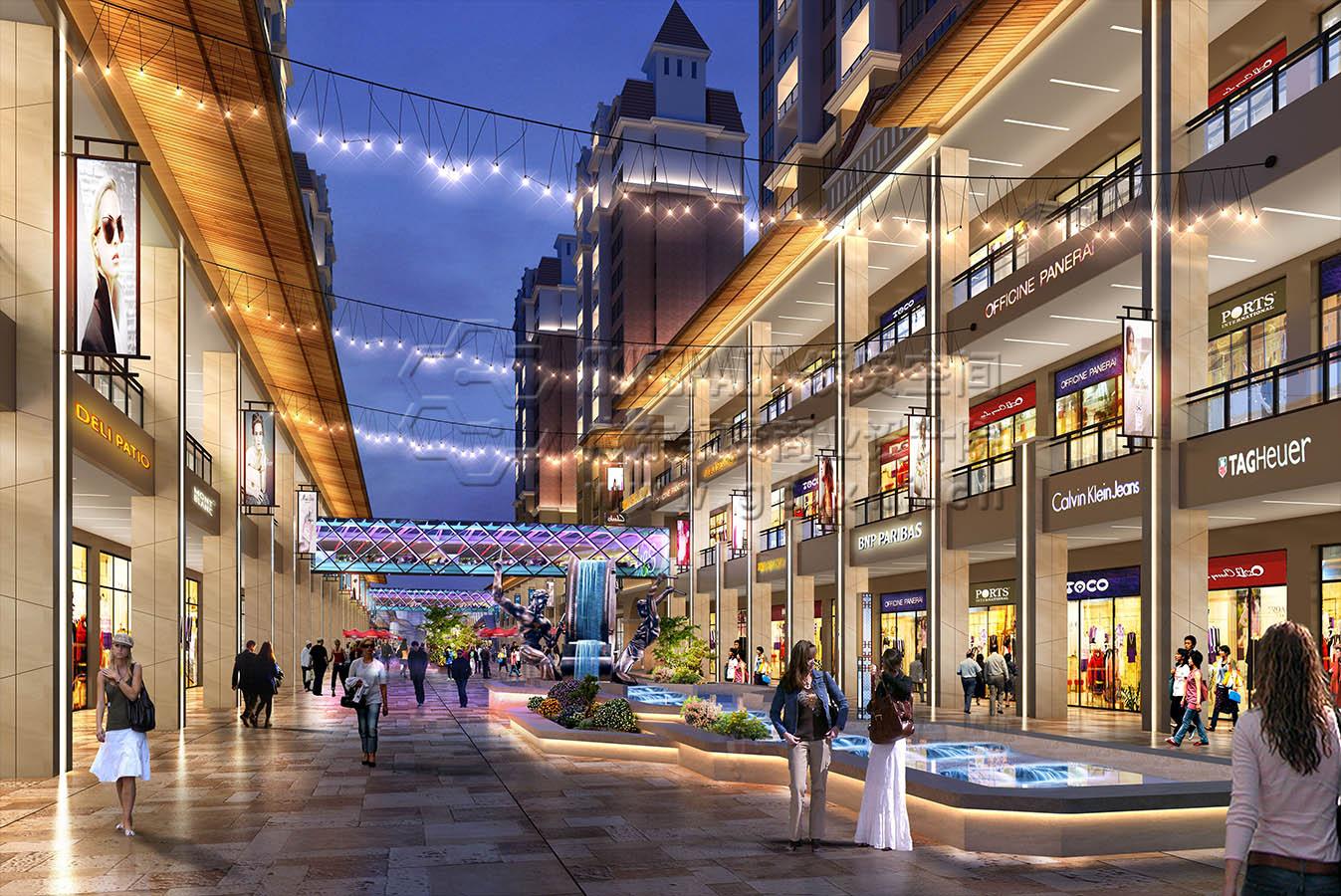 康泰又一城茂名高州大型购物中心设计项目案例