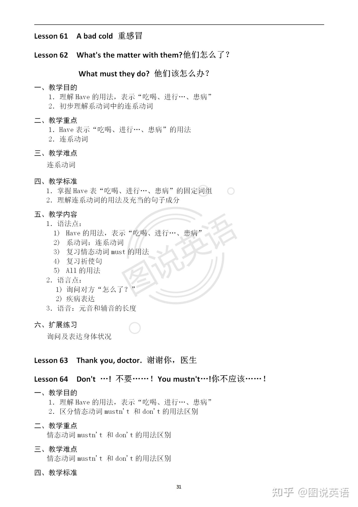 图说英语：新概念英语第一册教案，分享给大家- 知乎