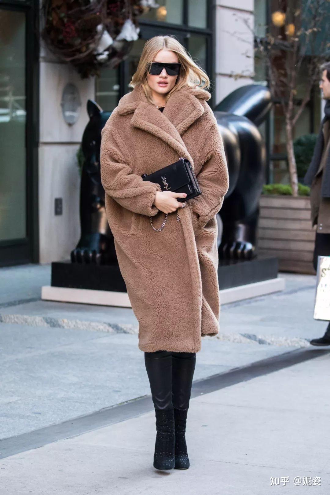 "泰迪大衣"穿搭示范