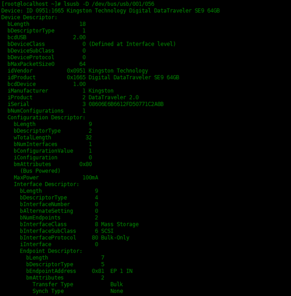 lsusb命令在系统中显示有关USB设备信息 知乎