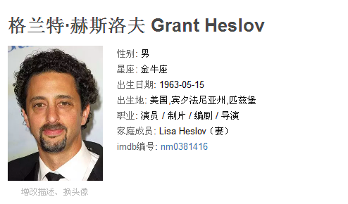 1分,2012年编剧的电影《神偷艳贼》豆瓣评分6.2分,2013年导演