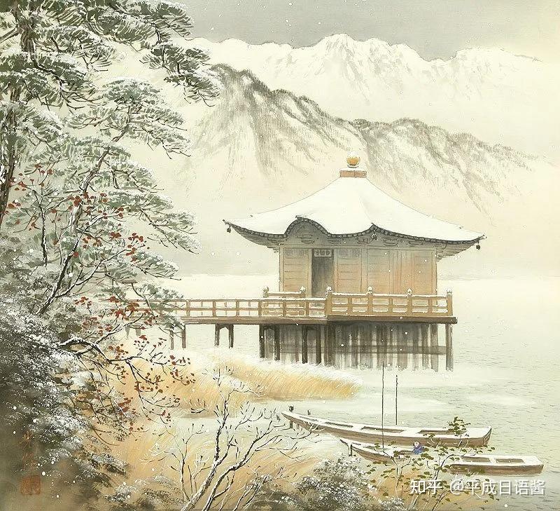 艺术鉴赏别样的日本水墨山水画