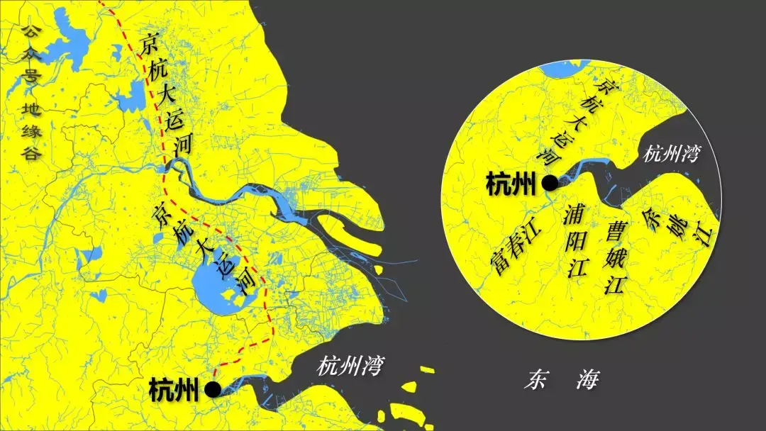 沿海又沿河,杭州为什么没有大港口?2992字 l 地缘谷 