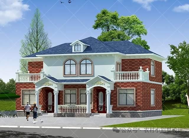 24套二层双拼兄弟农村自建房别墅,二层乡村别墅住宅自建房设计 - 知乎