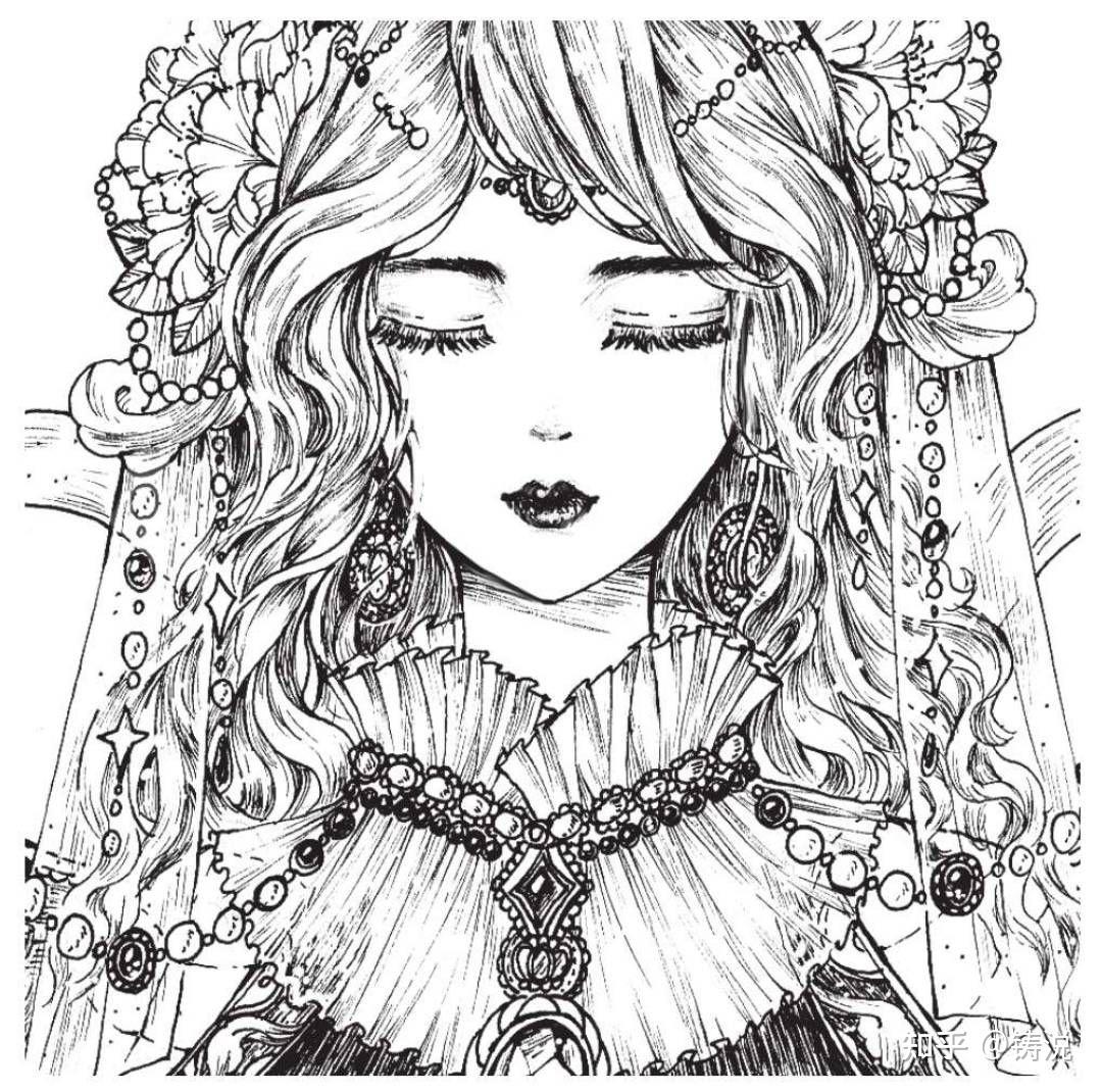 黑白手绘技巧解说