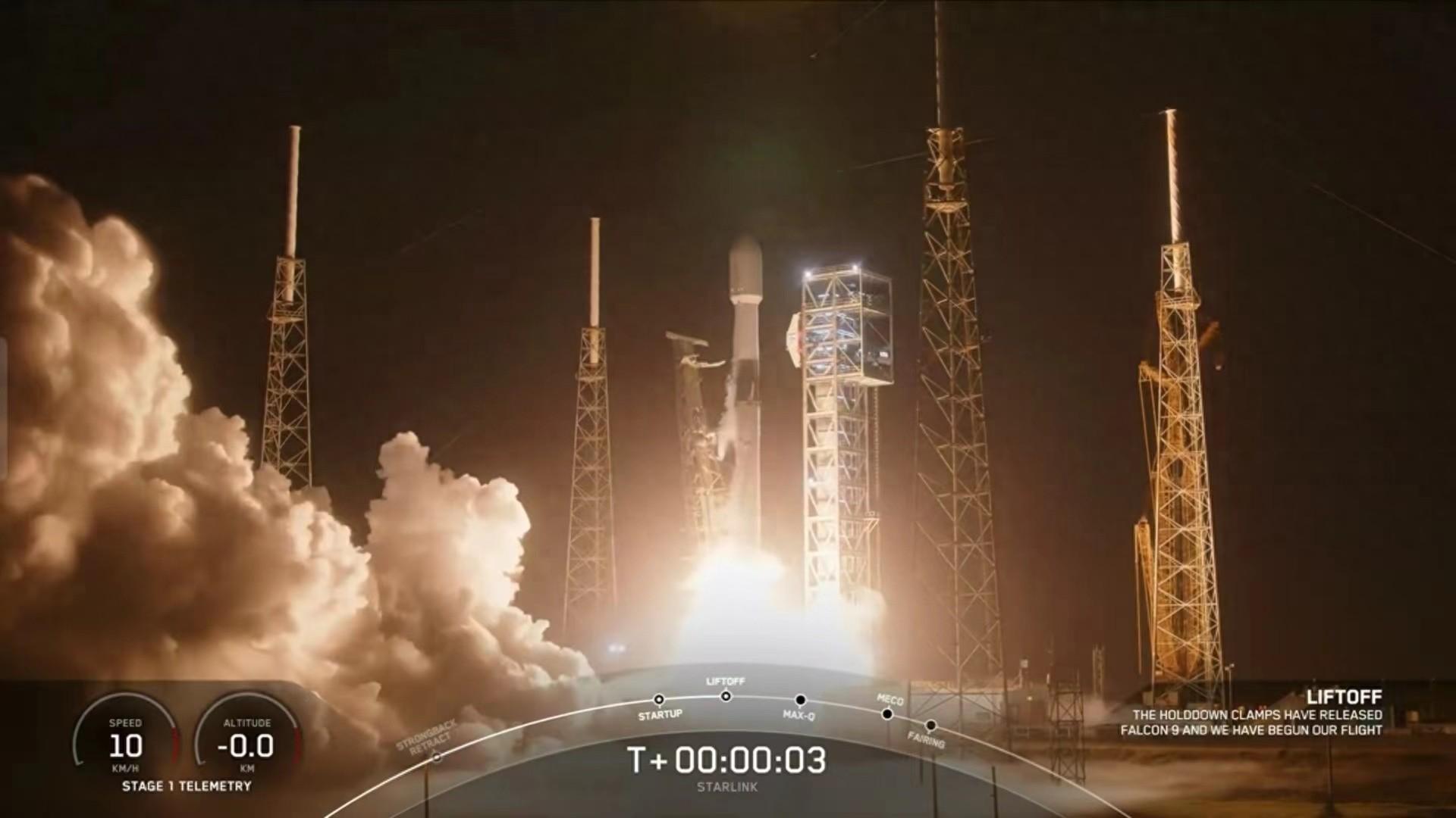 猎鹰火箭年度第80次发射