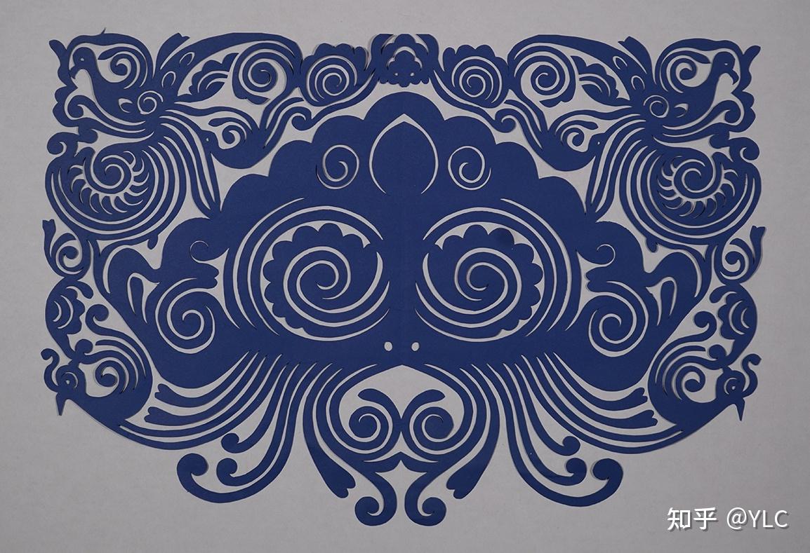 蝴蝶图腾/剪纸 the butterfly totem/paper-cut