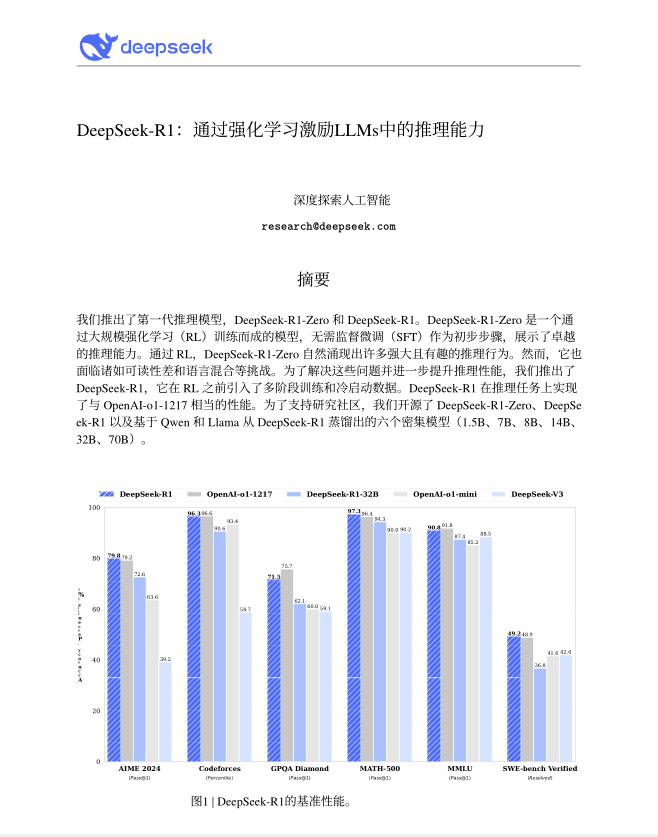 Deepseek-R1技术文档中文版 - 知乎