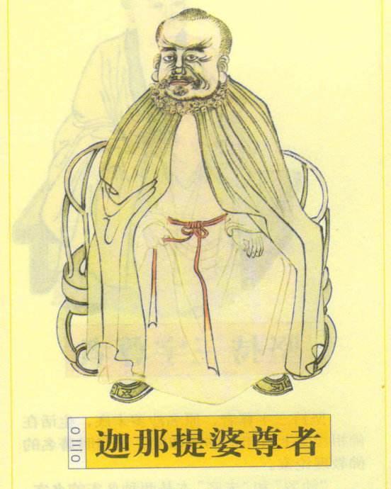 五百罗汉030迦那提婆尊者喜欢拿自己身体讲法的单眼提婆